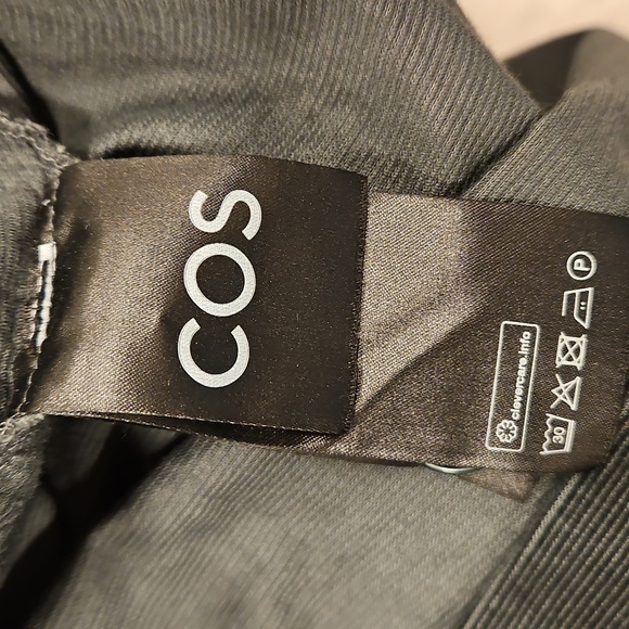 💕COS💕 Corduroy Midi Shirt Dress ~ Green US 6 - Picture 14 of 15